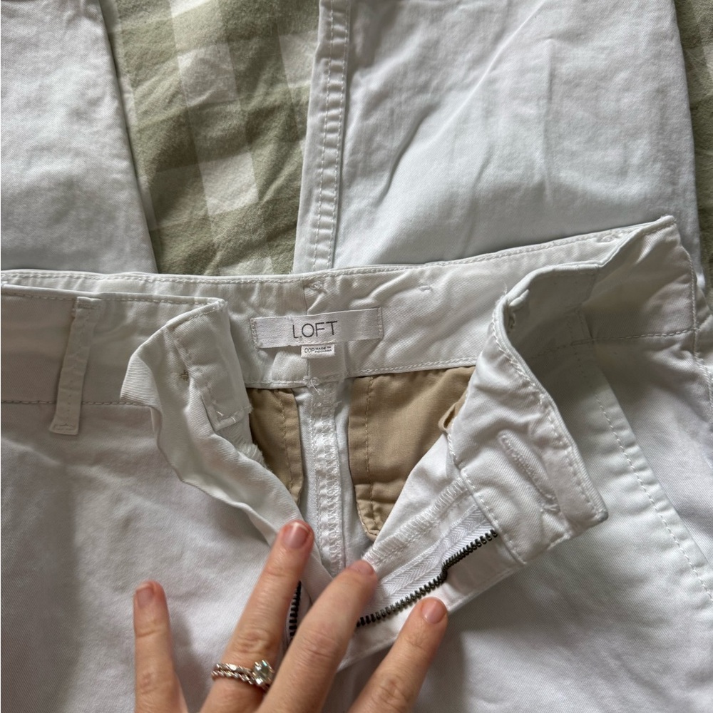 LOFT White Women's Pants